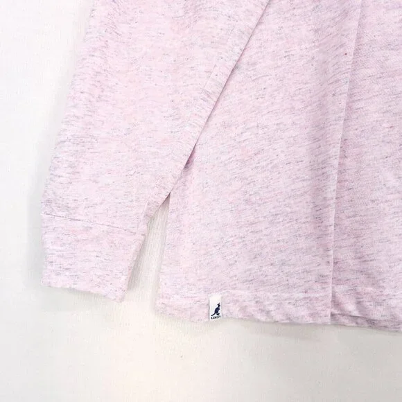 Kangol Raindrop Mens Long Sleeve Tshirt Size Large Heather Soft Crewneck Stretch - Picture 3 of 13